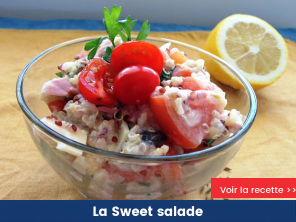 La Sweet salade au quinoa, miel, cumin
